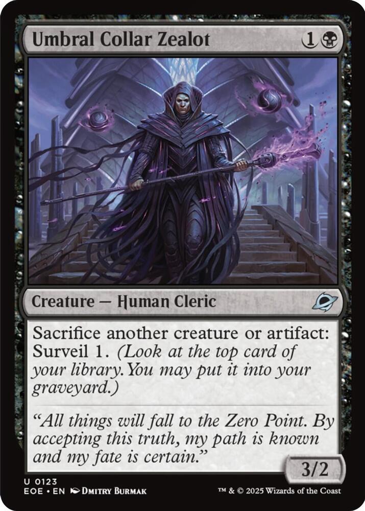 umbral collar zealot foil